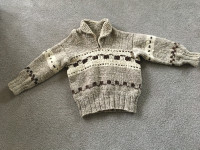 Cowichan Siwash Pullover Wool Sweater