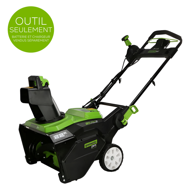 Souffleuse à neige sans balais 80 V 22 pouces Greenworks in Lawnmowers & Leaf Blowers in Québec City - Image 2