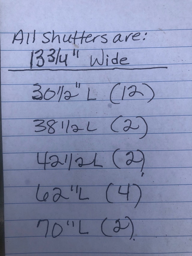 Window Shutters Windows, Doors & Trim Thunder Bay Kijiji