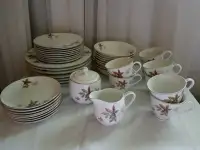 Vintage late 1960s early 1970s Fine China Dish Set