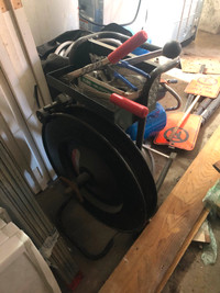Outils et chariot pour feuillard acier - metal strapping kit