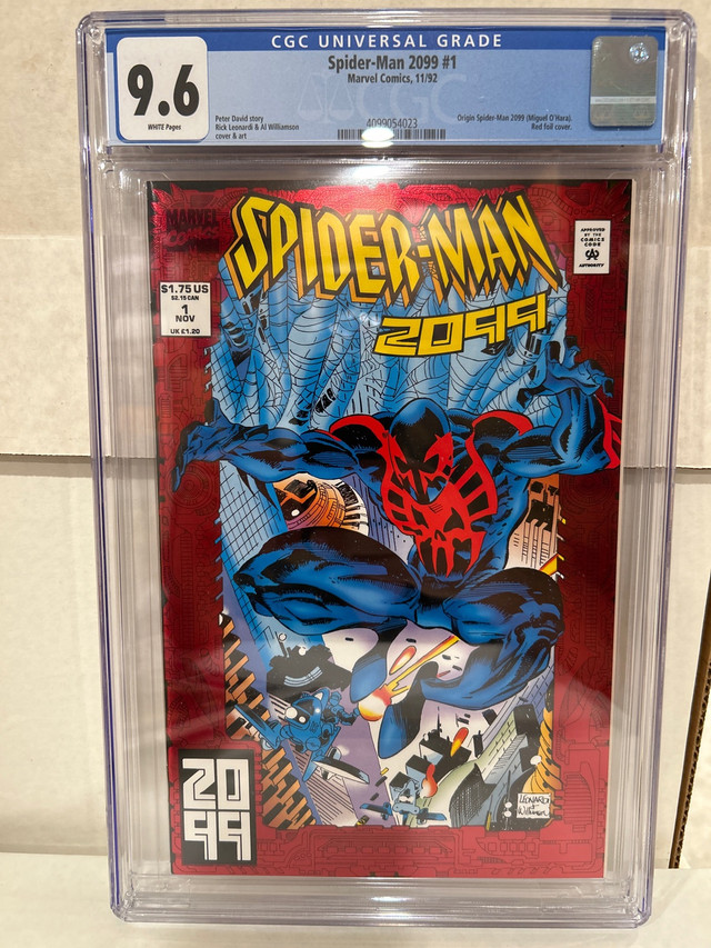 Spider-Man 2099 #1 CGC 9.6 First Appearance of Spider-Man 2099 in Comics & Graphic Novels in City of Toronto