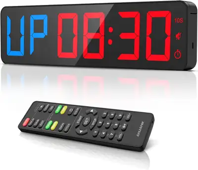 Gym Timer 15'' Large LED Display Wall Clock, View more
