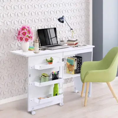 Multipurpose Craft Station Desk, Display Cabinet with Shelves St, View more