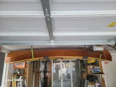 Cedar strip canoe, View more