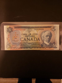 1972 Canadian $5