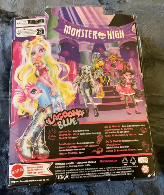 Monster High Lagoona Blue Doll. in Toys & Games in City of Montréal - Image 4