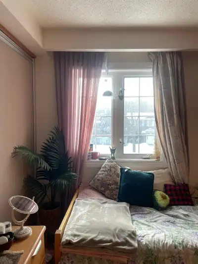 We have a fully furnished bedroom available for rent on March 15! Utilities are included and we do p...