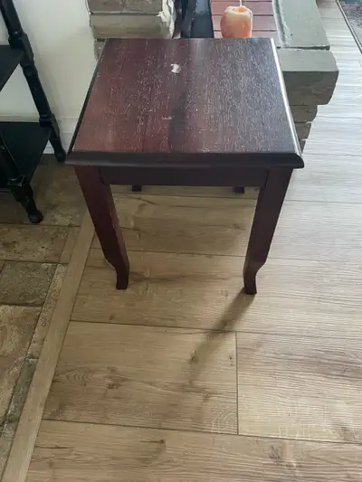 Solid Antique End Table, View more