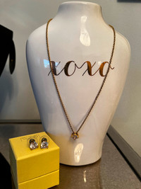 Kate Spade Neckalce & Earrings Set