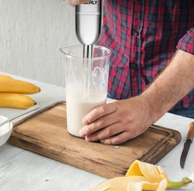 Immersion Hand Blender 500W 3‑in‑1 Stick Mixer Frother & Whisk  in Processors, Blenders & Juicers in Hamilton - Image 6