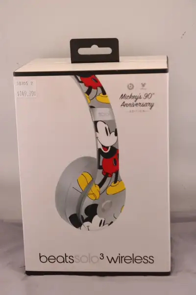 Beats Solo 3 Headphones - Mickey's 90th Anniversary (#38705), View more