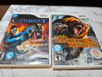 Nintendo Wii games lot Conduit light gun