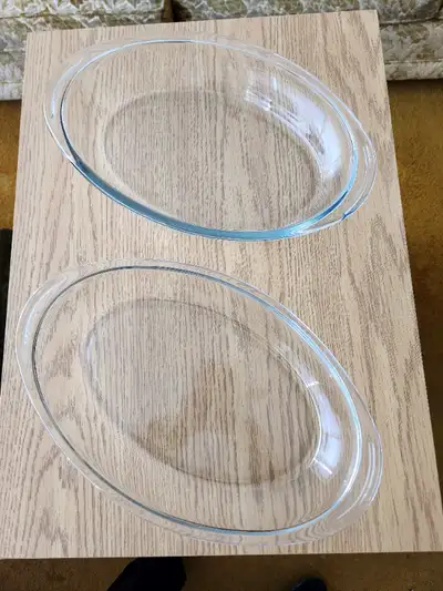 2 Oval Oven Proof Casserole/Serving Dishes, View more