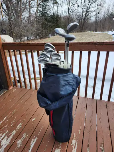 Complete Set Right Braemar Golf Clubs w Bag. Great Condition, View more