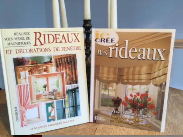 JE CRÉE mes rideaux 75 idées d'habillage de Fenêtres in Window Treatments in Laval / North Shore - Image 10