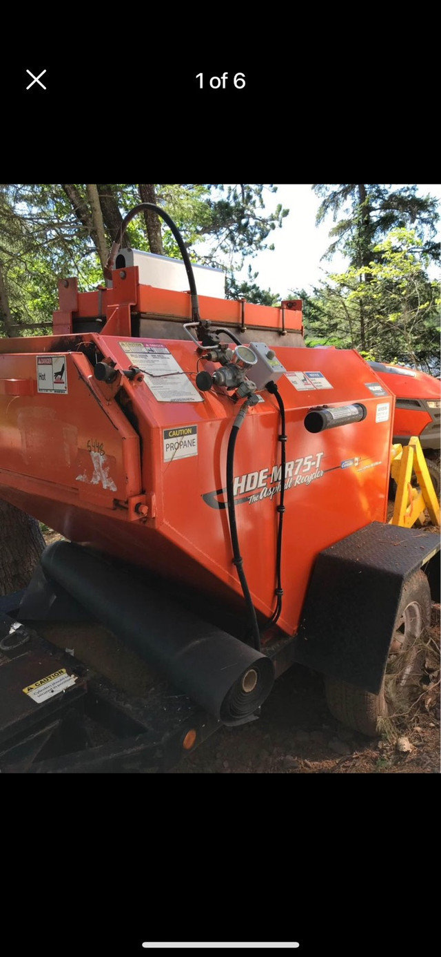 2010 HDE MP75 portable asphalt Recycler  in Heavy Equipment in Truro