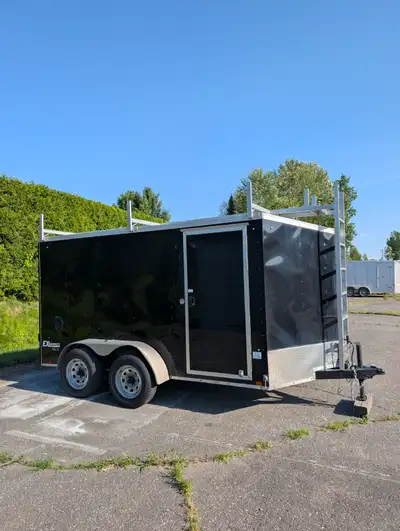 Cargo Express EX Series DLX EX 6x12 TE2 -2 essieux 3500lbs -Max load capacity 5400lbs -Echelle + Rac...