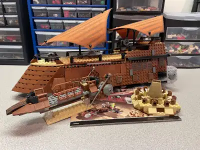 Lego STAR WARS 6210 Jabba's Sail Barge INCOMPLET, View more