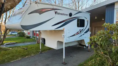 Adventurer 86FB Truck Camper. Made in Canada. Excellent condition. Rear deck. Backup camera. Dometic...