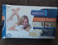 Air bed Areobed. Twin. Seven settings. Like new.
