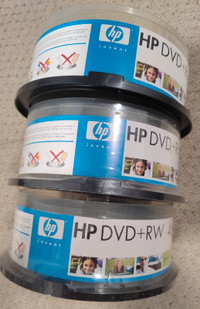 HP DVD + RW 4X disks