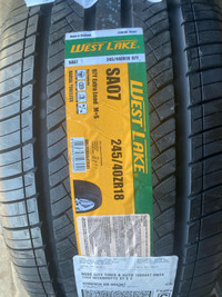 one new tire 245 40 18 Westalke 80,000km $226 installed and bal