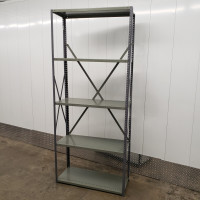 Steel Shelving Unit Industrial Storage 5 Adjustable Shelf K6743