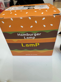 Brand New Hamburger  Lamp 