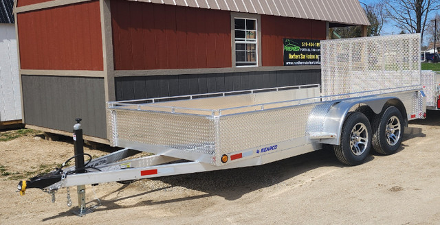 80"x14' Bearco Tandem Aluminum Utility Trailer. In Stock in Cargo & Utility Trailers in Stratford