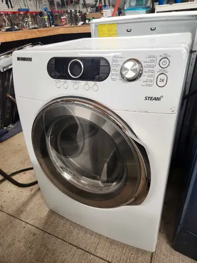 Front load type electric dryer for sale 250.00. Clean, works well. Tested and comes with a 30 day wa...