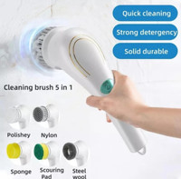 5-in-1 Multifunctional Electric Cleaning Brush Usb Charging Bath