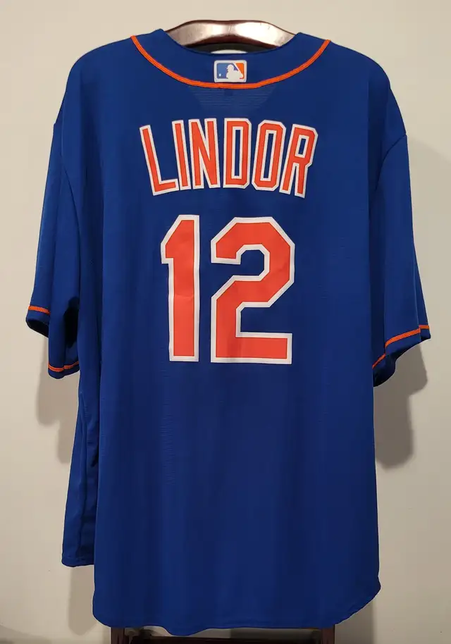 NIKE FRANCISCO LINDOR NEW YORK METS ALTERNATE JERSEY SIZE 3XL in Baseball & Softball in City of Toronto - Image 3