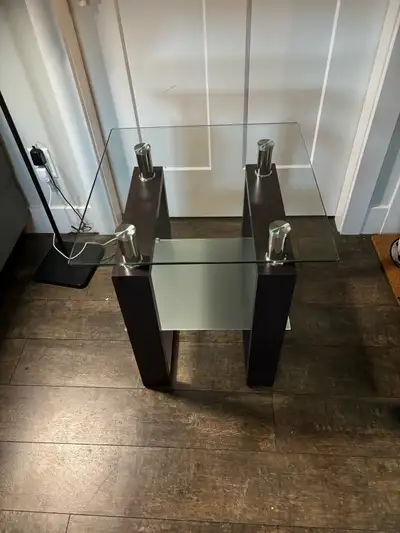 glass side table , View more