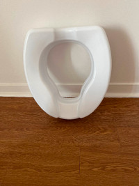 Siège de toilette surélevé/ Raised toilet seat