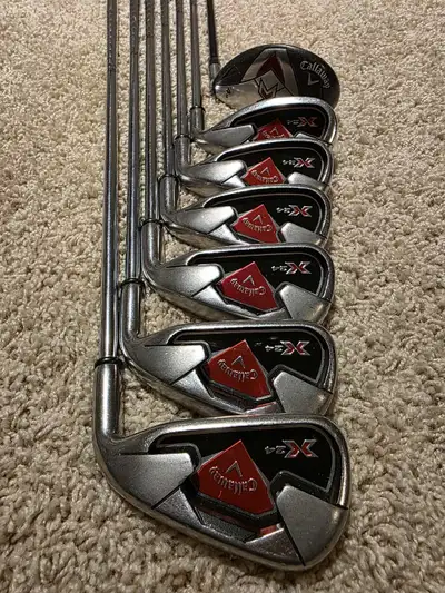 Callaway X24 Right Hand Irons 4 Hybird + 5 - PW (Uniflex), View more