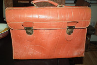 Vintage Genuine leather Satchel/Laptop bag from 60's
