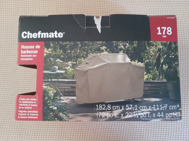 Gray Chefmate Weather Resistant Grill  Cover Brand New in Other in Oakville / Halton Region