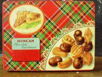 Vintage Chocolate Tin W+M Duncan Ltd