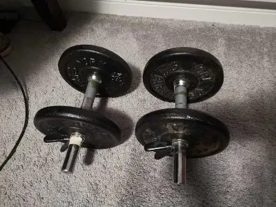 Dumbbells,4 of 10lbs, with 4 clips, View more