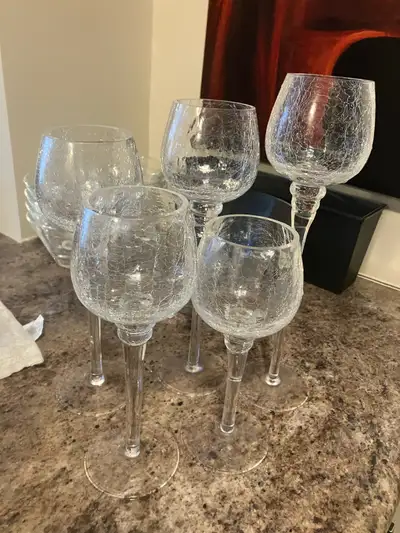 decorative glasses candle holders, View more