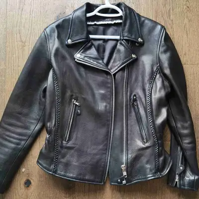 women’s motorcycle leather jacket, View more