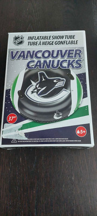 New in box Vancouver Canucks 37" licensed NHL snow tube $25