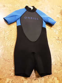 Boys wetsuit & top sz 10 & 8 like new