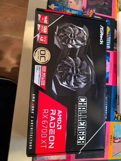 ASRock Challenger AMD Radeon RX 6700 XT GPU 12GB GDDR6 OC, View more