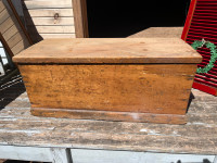 Antique wooden chest