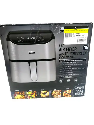 AIR FRYER Bella Pro Touchscreen Air Fryer - 5.7L (6QT) - A GRADE, View more