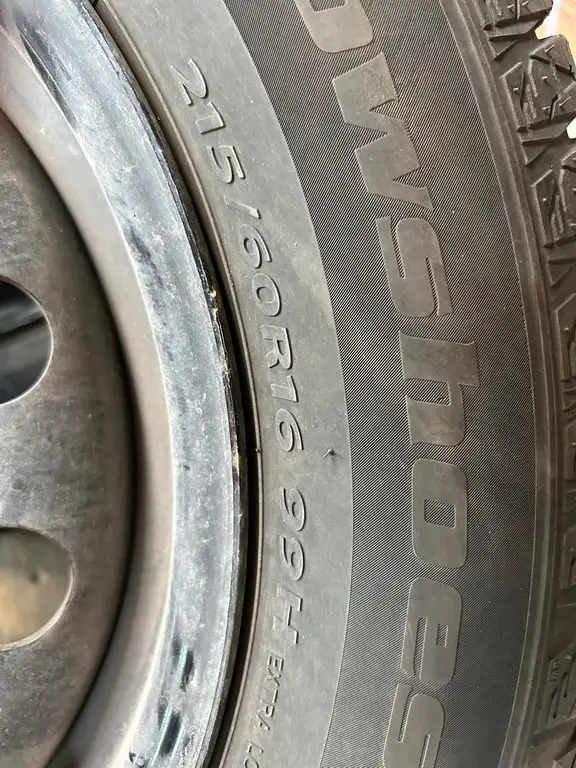 TOYOTA CAMRY OR HONDA ACCORD 215/60/16 KAPSEN WINTERTIRE 5*114.3 in Tires & Rims in City of Toronto - Image 3