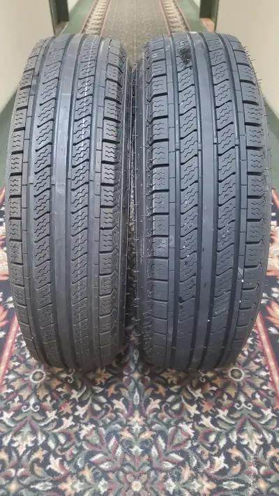 2 Carlstar Radial Trail HD Trailer Tires - ST205/75R14-Load C, View more