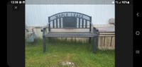 Maple Leafs Iron bench $420 (52" long) 